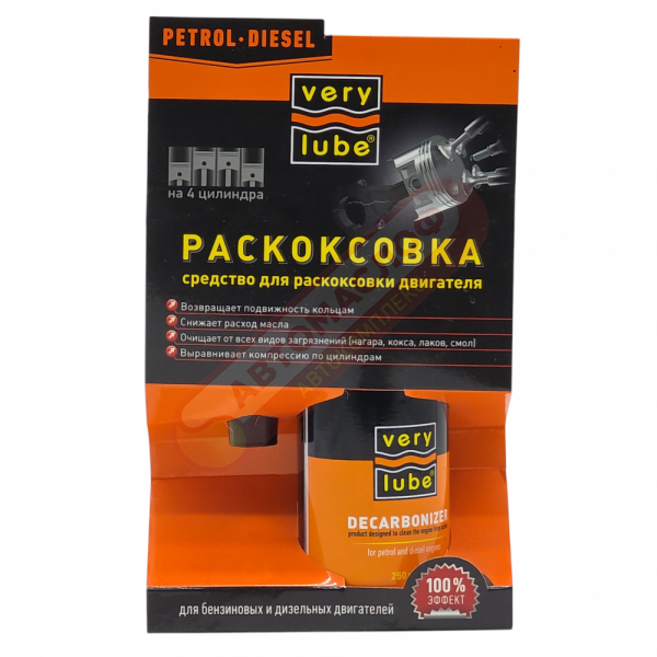 Раскоксовывание двигателя Verylube 250 мл