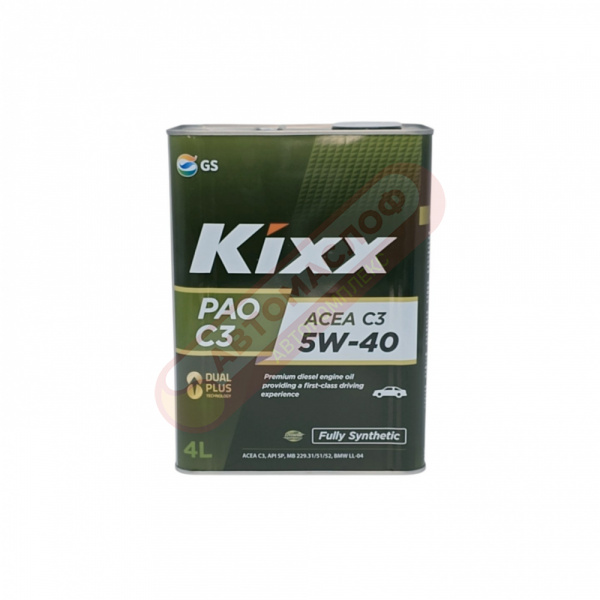 KIXX PAO 5w40 SN/CF/C3 синт.4л