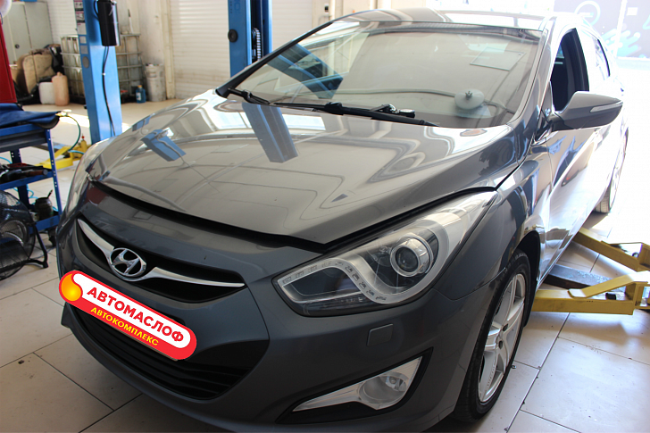 Аппаратная замена масла в АКПП Hyundai I40 2.0 A6MF1 (A6F24)