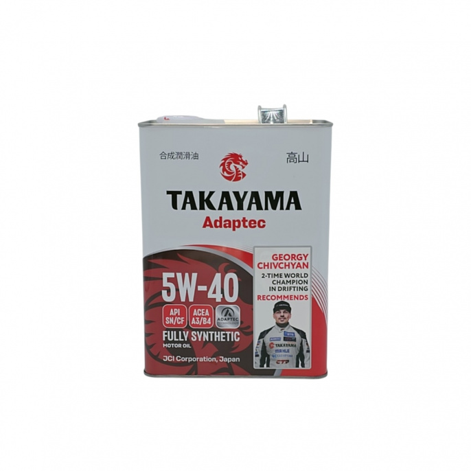 TAKAYAMA Adaptec ACEA A3/B4 5w40 4л