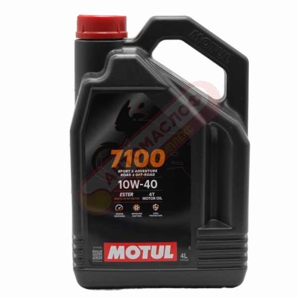 MOTUL Масло  10W40 7100 4-х тактное API SL/SJ/SH/SG 4л син 112875