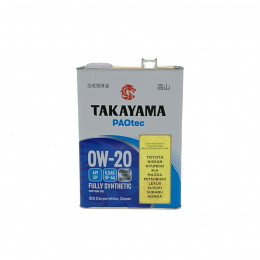 TAKAYAMA PAOtec API SP/ILSAC GF-6A 0w20 4л